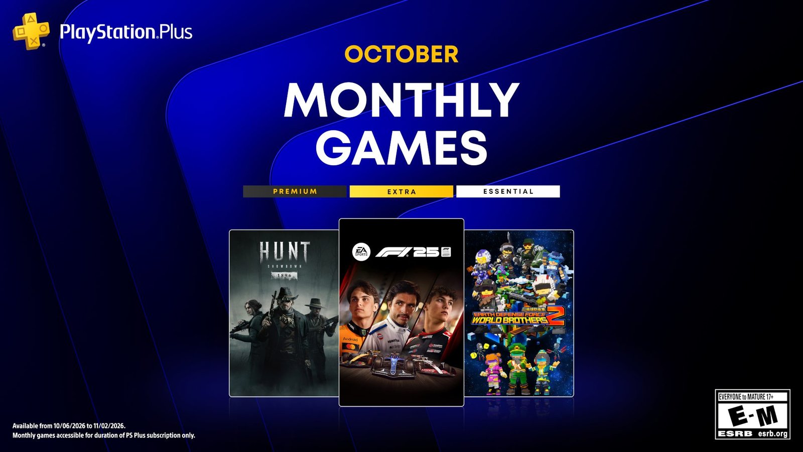 PlayStation Plus spalio žaidimai: „F1 25“ ir dar du